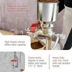 Colombian Manual High-Hopper Grain Grinder - Silver