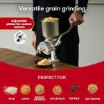High Hopper Manual Corn and Grain Grinder