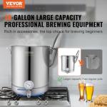 VEVOR 16 Gal Stainless Steel Brew Kettle