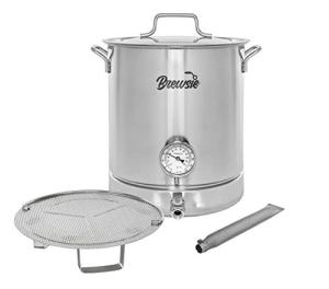 Brewsie Stainless Steel Home Brew Kettle 8 Gal
