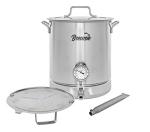 Brewsie Stainless Steel Home Brew Kettle 8 Gal