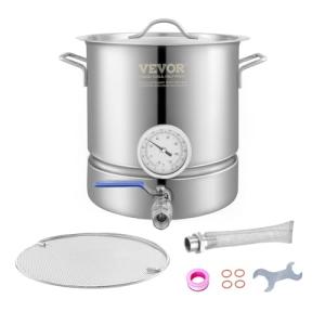 5 Gallon Stainless Steel Brew Kettle with Filter
