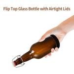 6 Pack Swing Top Glass Beer Bottles 16 Oz