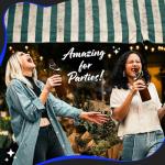 Amber Swing Top Glass Bottles 16oz 12 Pack