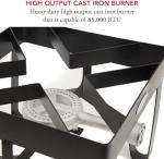 High-Pressure Single Burner Propane Cooker for Brewing