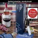 Glass Hydrometer Test Tube with Cylinder Brush