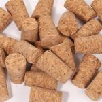 25 Pack Tapered Natural Wood Corks for Brewing