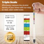 Complete Hydrometer Kit for Home Brewing