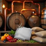 Fine Mesh Straining Bags for Home Brewing, 5 Pack