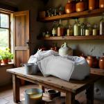 10 White Fine Mesh Straining Bags for Brewing