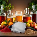 Fine Mesh Straining Bags for Home Brewing, 5 Pack