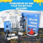 Deluxe Mead Making Kit with Bottles and Nutrients