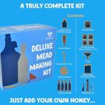 Deluxe Mead Making Kit with Bottles and Nutrients