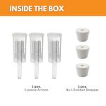 3-Piece Airlock Set for Easy Wine and Beer Fermentation
