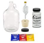 1 Gallon Glass Fermenting Jug with Accessories