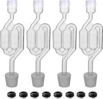 Fermentation Airlock Set with Stoppers and Grommets