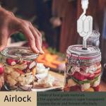 Fermentation Airlock Set with Stoppers and Grommets
