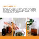 3-Piece Airlock Set for Easy Wine and Beer Fermentation