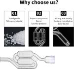 Fermentation Airlock Set with Stoppers and Grommets