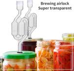 Fermentation Airlock Set with Stoppers and Grommets