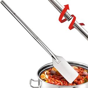 36-Inch Stainless Steel Mixing Paddle with Removable Handle