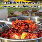 48-Inch Stainless Steel Mixing Paddle with Removable Handle