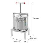10L Stainless Steel Fruit Press for Cider and Wine