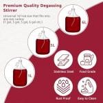 Dbgogo 16” Stainless Steel Degassing Stirrer for Brewing