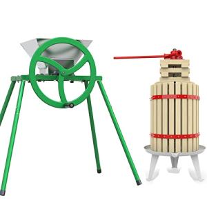Fruit Wine Press and Apple Crusher Set