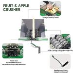 Fruit Wine Press and Crusher for Apples, Grapes, Berries