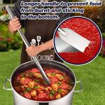 48-Inch Stainless Steel Mixing Paddle with Removable Handle