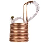 25ft Copper Coil Wort Chiller with Tubing