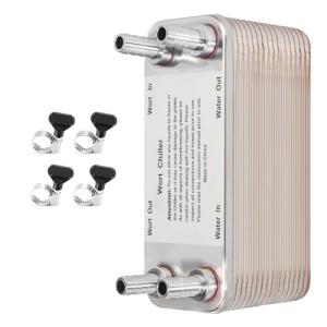 Ferroday 40 Plate Stainless Steel Wort Chiller