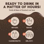 DIY Root Beer Brewing Kit - 1 Gallon Supplies