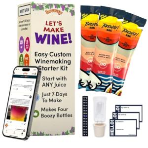 Brewsy Wine Making Starter Kit - Choose Juice
