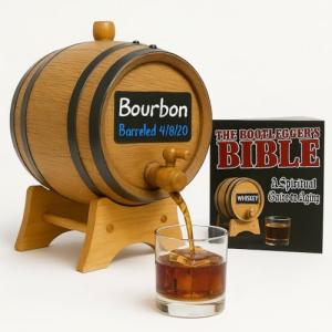2L American Oak Mini Barrel with Chalkboard Front