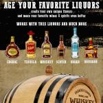 Custom Engraved Oak Aging Barrel for Spirits