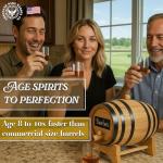 2L American Oak Mini Barrel with Chalkboard Front