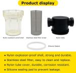 Fermtech Mini Mesh Strainer Inline Beer Filter 65 Micron