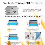 Mrbrew Manual Grain Crusher for Home Brewing