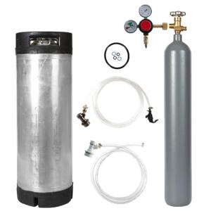 Homebrew Keg Kit with CO2 Regulator and Accessories
