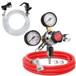 LUCKEG Dual Gauge CO2 Regulator for Home Brewing
