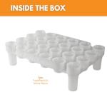 FastFerment Bottle Drying Rack - FastRack24 White