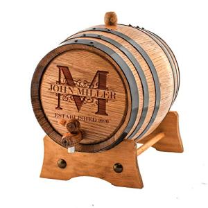 Personalized 2 Liter Oak Whiskey Aging Barrel