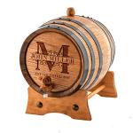 Personalized 2 Liter Oak Whiskey Aging Barrel