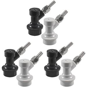 Ball Lock Keg Connector with Swivel Nuts