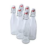 Swing Top Glass Bottles 16 oz - Pack of 6