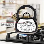 Stovetop Stainless Steel Tea Kettle, 3.1 Quart