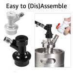 MRbrew Ball Lock Disconnect Set with Hose Clamps