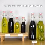 Swing Top Glass Bottles 16 oz - Pack of 6